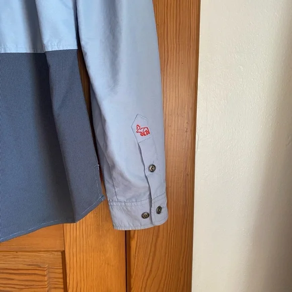 Western Rise Pioneer Popover Long Sleeve Fly Fishing Shirt UPF 30+ Size Large - Picture 3 of 6